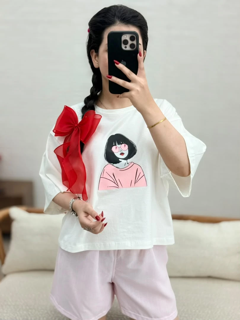 ست کراپ وشورتکgirl