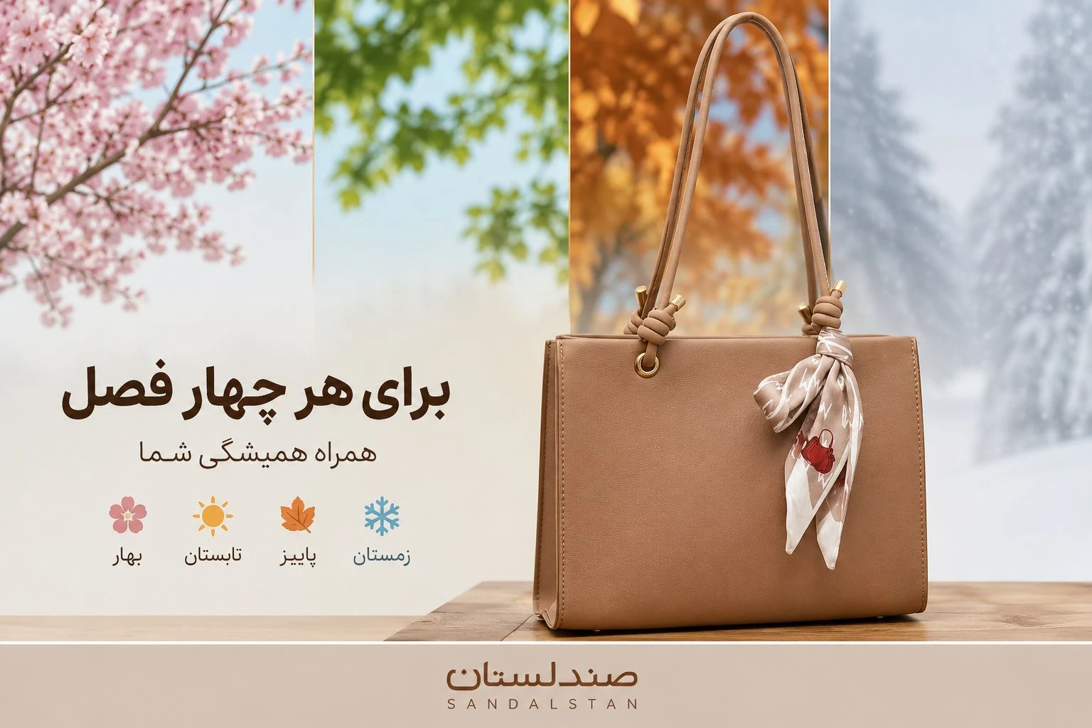  راهنمای انتخاب کیف مناسب برای هر چهار فصل