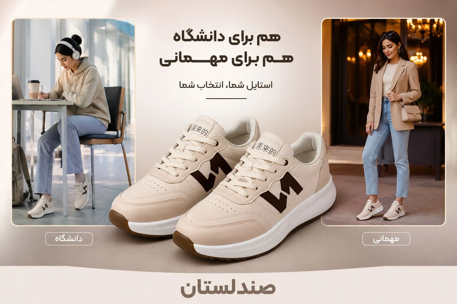  چگونه یک کتونی را هم برای دانشگاه و هم برای مهمانی استفاده کنیم؟
